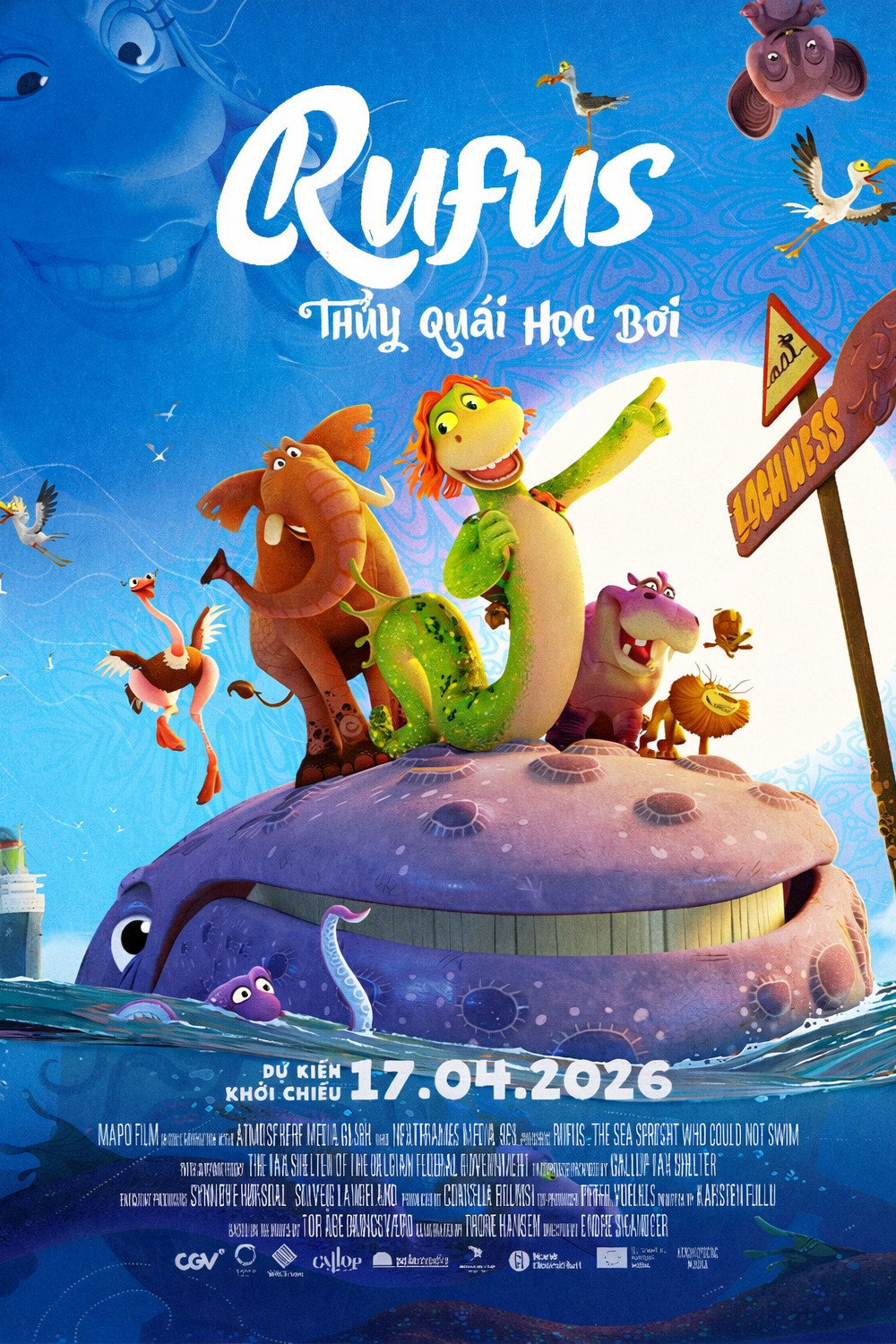 Rufus: Thủy Quái Học Bơi Rufus: The Sea Serpent Who Couldn't Swim